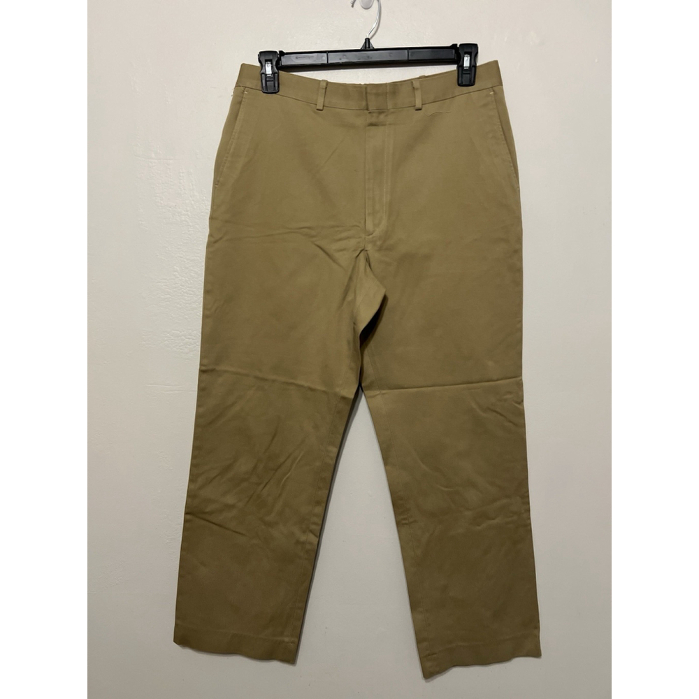 Farah Mens Vintage 34X30‎ Beige Tan Khaki Dress Slacks Pants Career Business